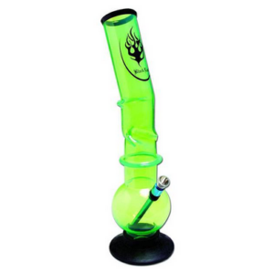 ICEBONG IN ACRILICO BLACK LEAF H40CM