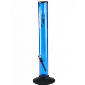 BONG ACRILICO BLACK LEAF H45CM
