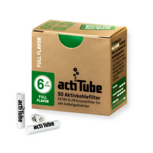ACTITUBE - FILTRI AI CARBONI ATTIVI - 50 PEZZI DIAMETRO 6MM