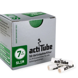 ACTITUBE - FILTRI AI CARBONI ATTIVI - 50 PEZZI DIAMETRO 7MM