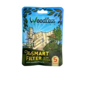 WEEDLEZ - FILTRI AI CARBONI ATTIVI + CELLULOSA - 50 PEZZI DIAMETRO 5MM